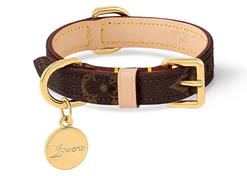 Louis Vuitton Dog Collar XS Monogram in Canvas with Gold-tone - US