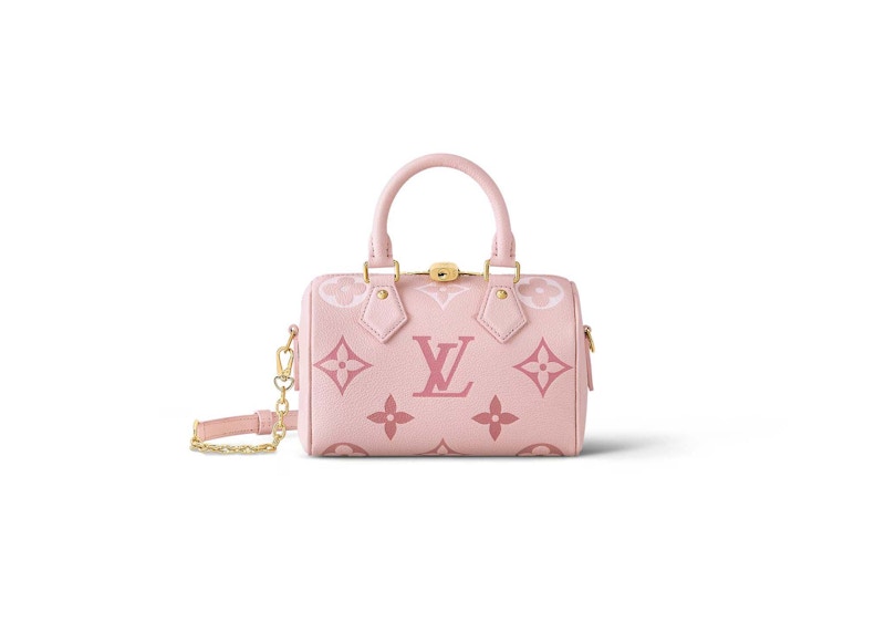 Louis Vuitton Speedy Bandouliere 20 Degrade Rose Pink in Embossed