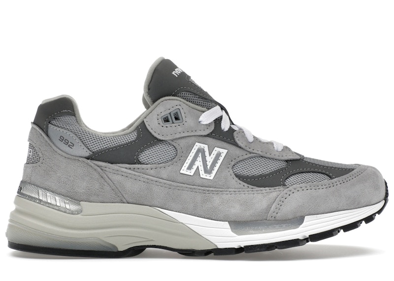 New Balance 992 MiUSA Grey Silver Metallic Men's - U992GY - US