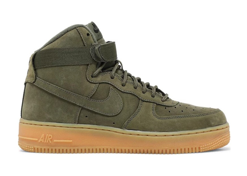 Nike Air Force 1 High Medium Olive Dark Gum Men's - 922066-202 - US