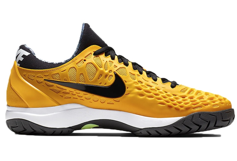 Nike Air Zoom Cage 3 Hard Court Gold Black Men's - 918193-700 - US