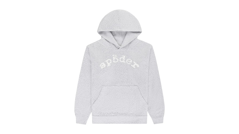 Sp5der VVS Hoodie Heather Grey Men's - SS25 - US