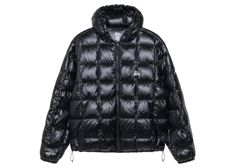 Stussy Midweight Hooded Puffer Black Men's - FW24 - US