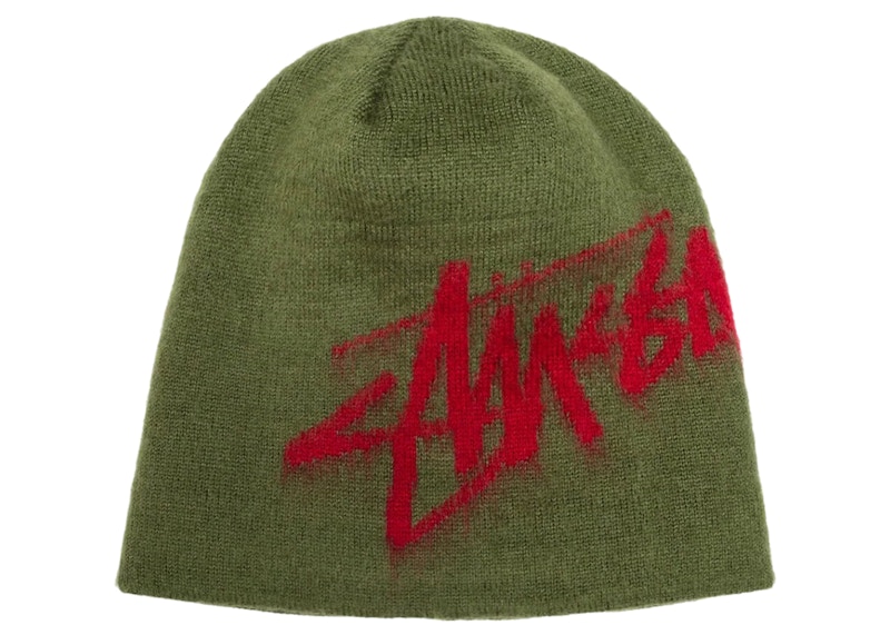 Stussy Brushed Out Stock Skullcap Army Men's - FW24 - US