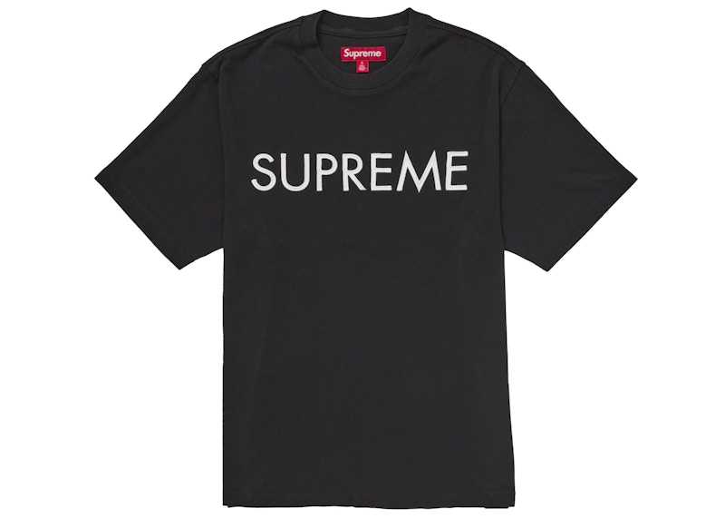Supreme Capital S/S Top Black Men's - SS25 - US