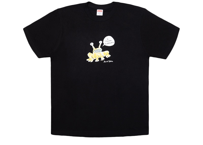 Supreme Daniel Johnston Frog Tee Black Men's - SS20 - US