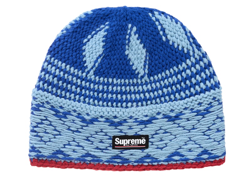 Supreme Diamond Beanie Navy - FW24 - US