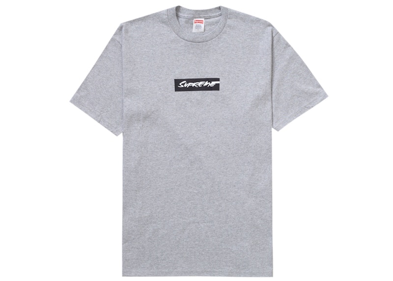 Supreme Futura Box Logo Tee Heather Grey Men's - SS24 - US
