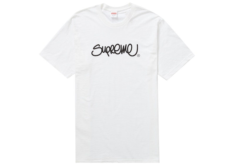 Supreme-Handstyle-Tee-White.