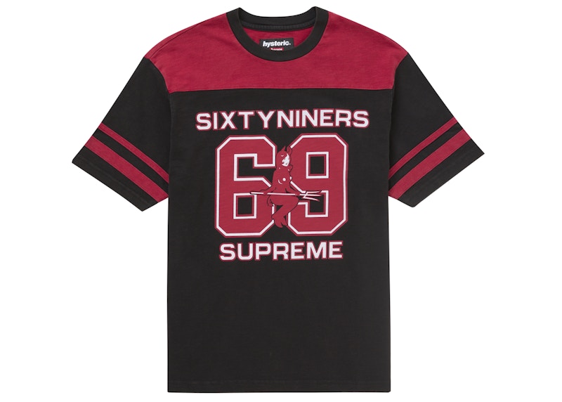 Supreme Hysteric Glamour 69 Football Top Black Men's - FW24 - US