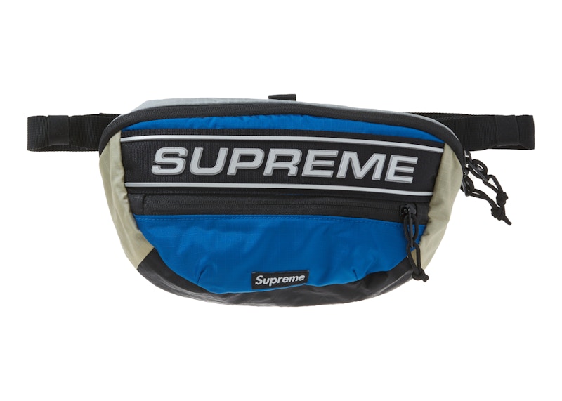 Supreme Logo Waist Bag Blue - FW23 - US
