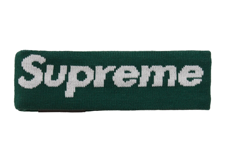 Supreme New Era Big Logo Headband (FW18) Dark Green - FW18 - US