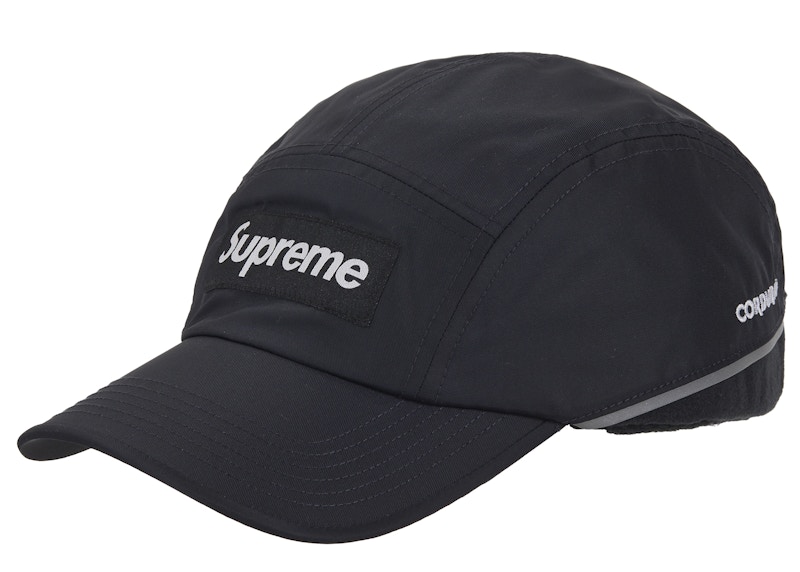 Supreme Polartec Lined Packable Earflap Camp Cap Black - FW25 - US