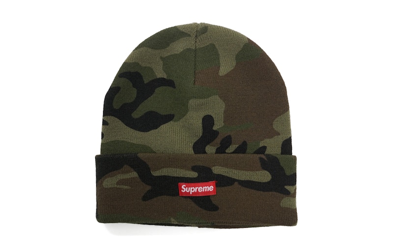 Supreme Printed Camo Beanie Woodland Camo - FW16 - US