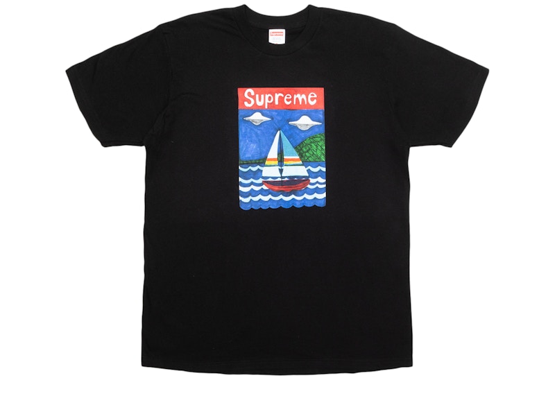 Supreme Sailboat Tee Black Men's - SS20 - US