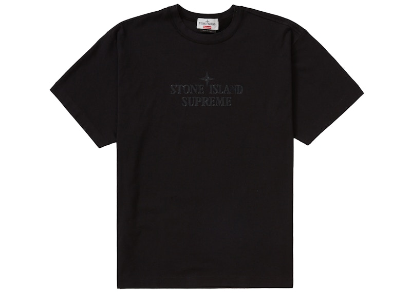Supreme Stone Island S/S Top Black Men's - SS22 - US