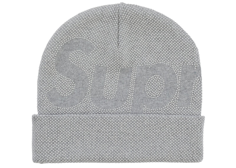 Supreme Studded Knockout Big Logo Beanie Grey - FW25 - US
