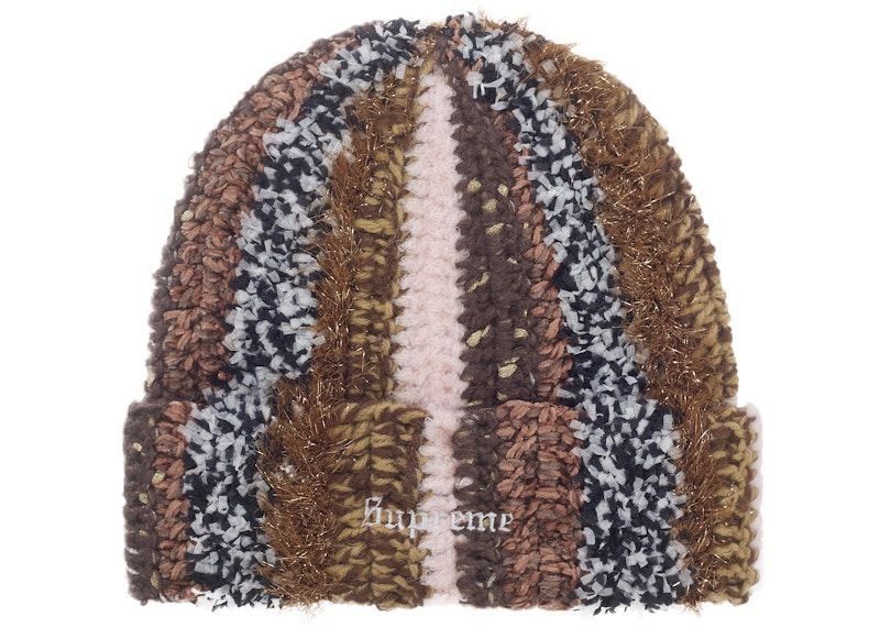 Supreme-Tinsel-Stripe-Beanie-
