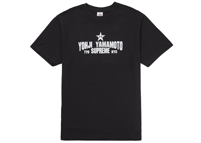 Supreme Y's by Yohji Yamamoto Star Tee Black Men's - FW25 - US