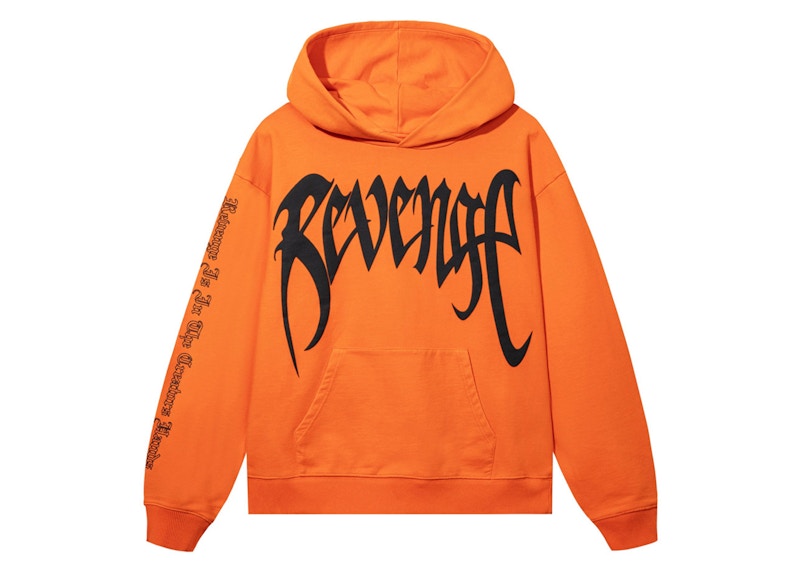 Revenge XXXTentacion Kill Hoodie Orange/Black Men's - FW23 - US