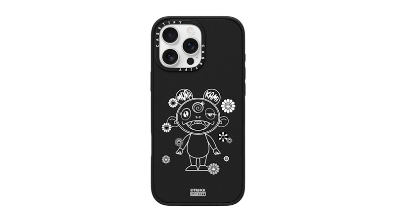 Takashi Murakami x CASETiFY Kiki And Flowers (Mono) iPhone 16 Pro