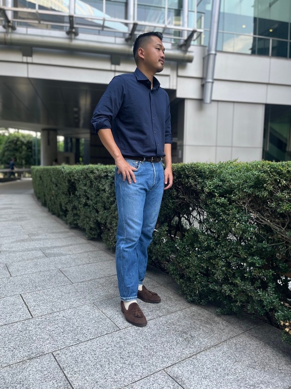 極艶極美品】THE CORDOVAN 鎌倉シャツ 極上バーガンディドレスベルト