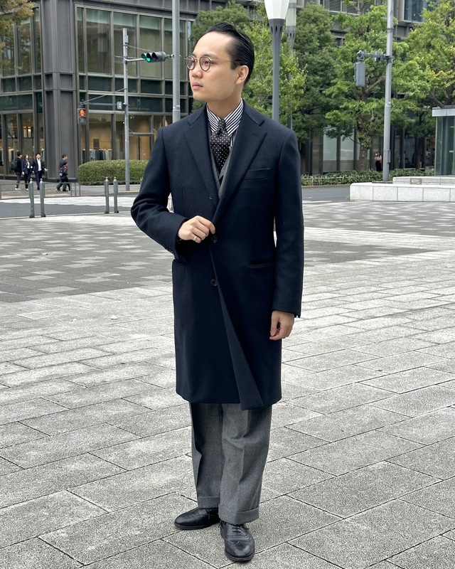 メンズ新作】ウールチェスターコート | 読む、鎌倉シャツ