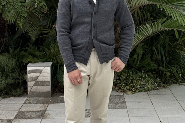 人気】スタンドカラーカーディガン | 読む、鎌倉シャツ