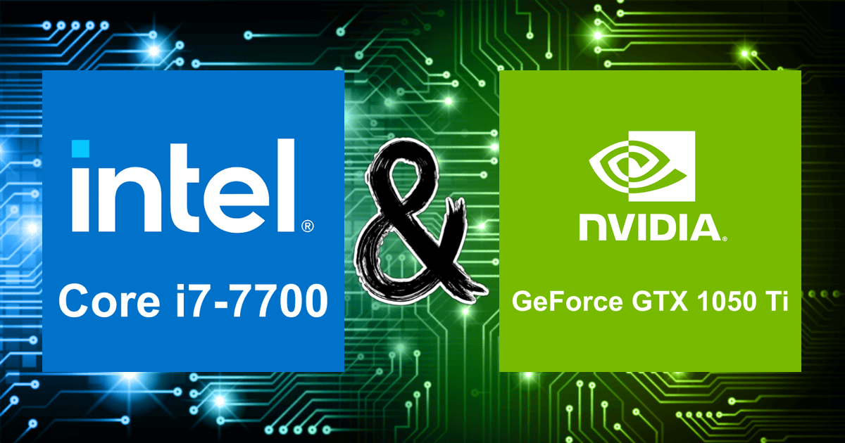 Core i7-7700 and GeForce GTX 1050 Ti | Bottleneck Calculation