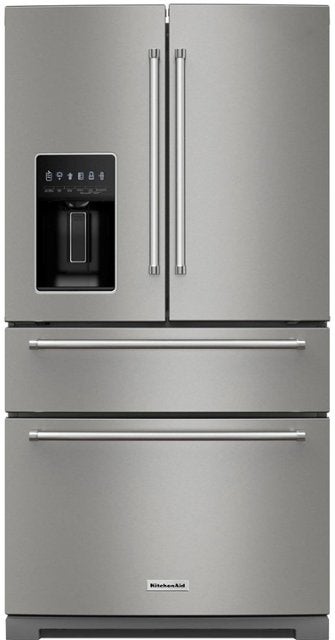KitchenAid KRMF536RPS 36 Inch French Door Refrigerator PrintShield