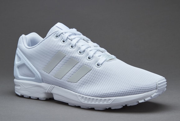 Mens Shoes - adidas Originals ZX Flux - White / White / White