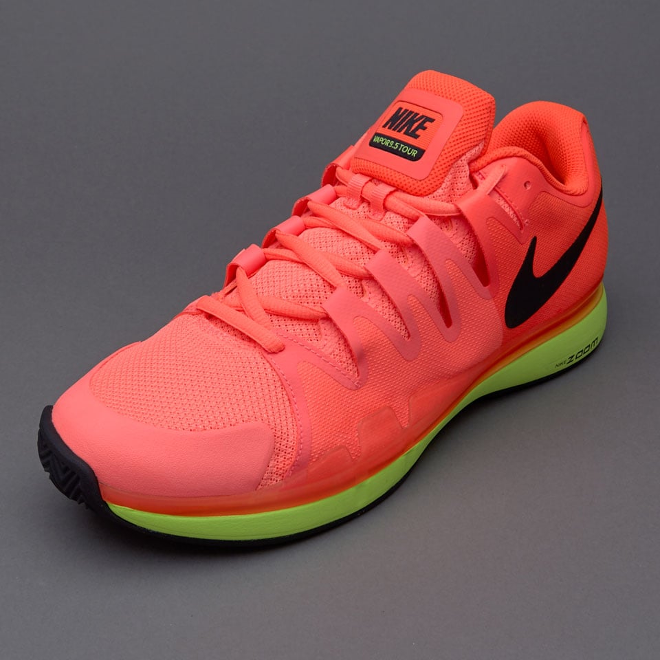 Nike Zoom Vapor 9.5 Tour Clay - Mens Shoes - Lava Glow/Black/Hyper