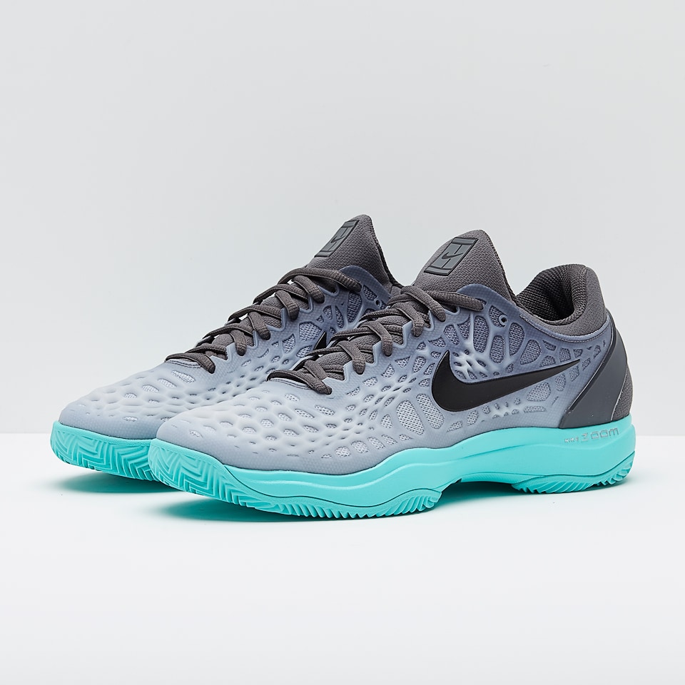 Nike Air Zoom Cage 3 Cly - Dark Grey/Black-Aurora Green-Wolf Grey