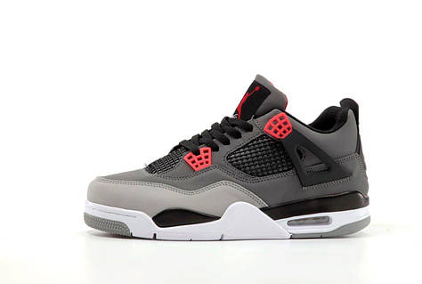Мужские кроссовки Nike Air Jordan 4 Retrо Infrared 32325 серые