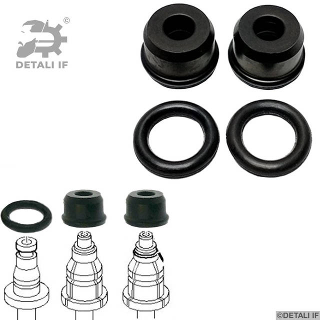 Сальник трубки шланга зчеплення Golf 5 Plus Volkswagen 1K0798741