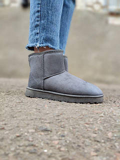 Угги UGG короткие серые замша женские, цена: 800 ₴, купить на Prom.ua