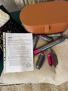 Фен-стайлер Dyson HS 01 Airwrap Styler Complete Fuchsia (8 насадок