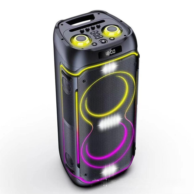 Портативная акустическая система с пультом и 2 микрофонами ZXX