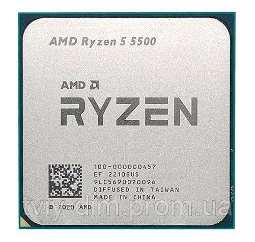 Процессор AMD (AM4) Ryzen 5 5500, Tray, 6x3.6 GHz (Turbo Boost 4.2
