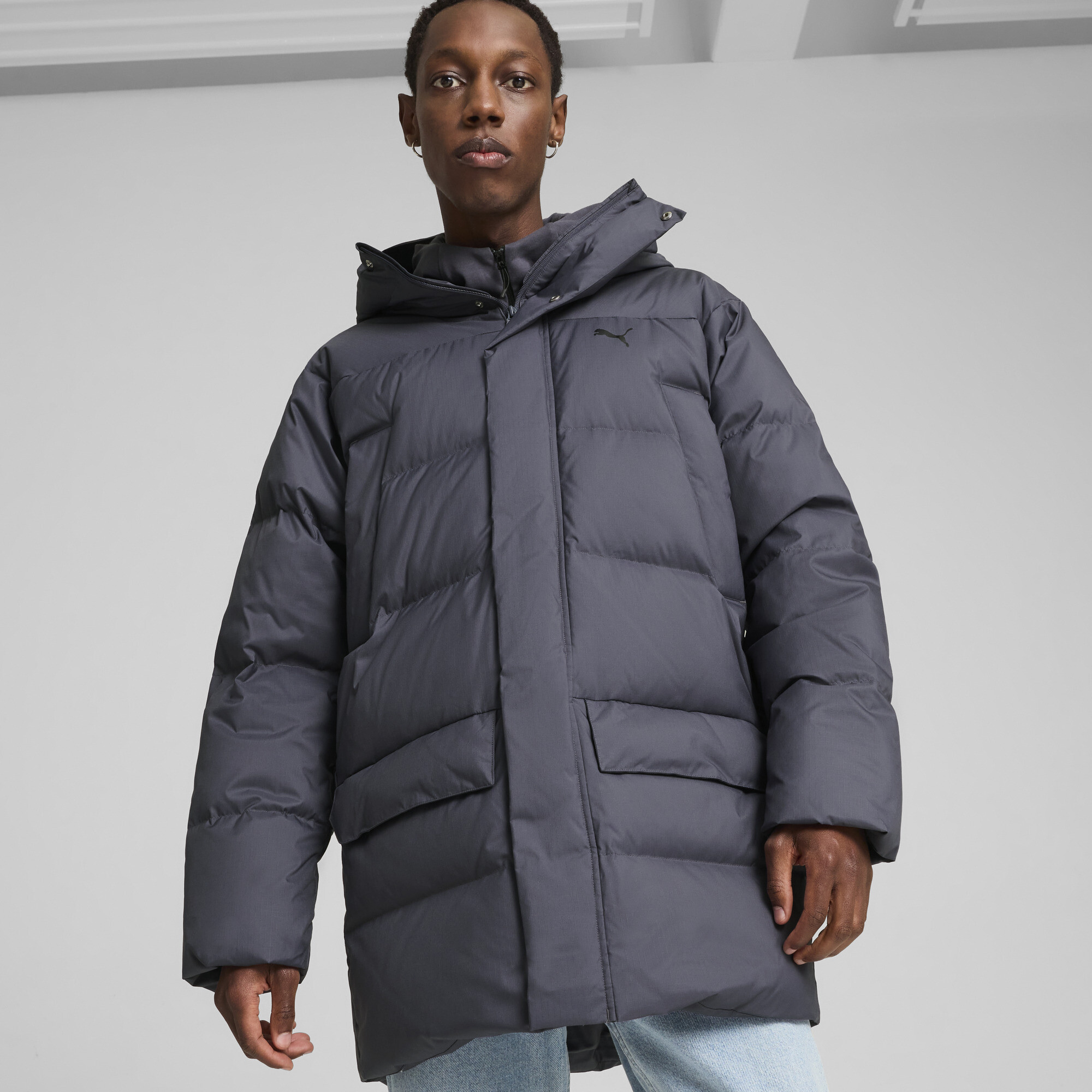 Erkek Koruyucu Uzun Parka | Siyah | Puma | Sku: 626466_01 – PUMA