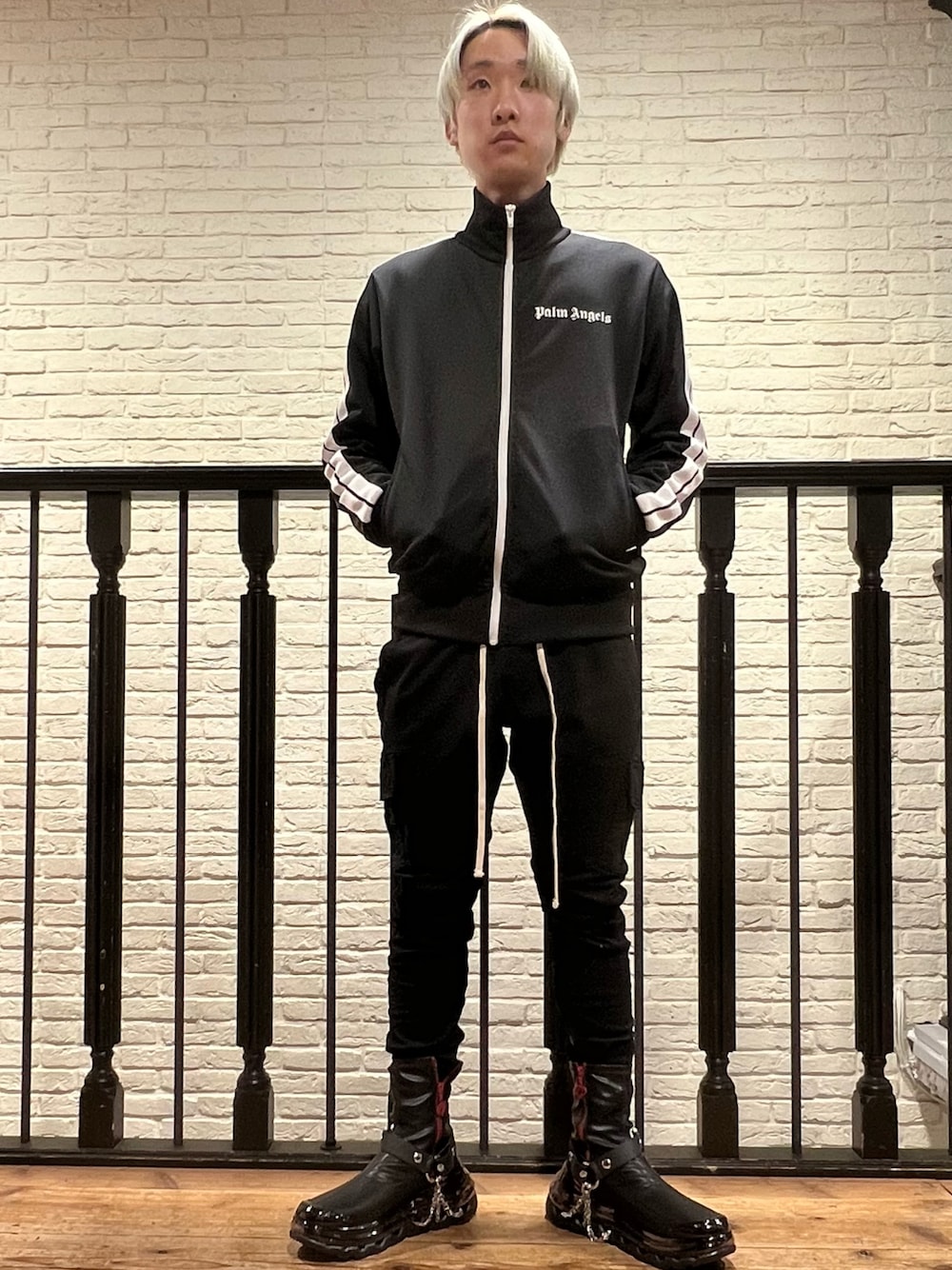 ながさきたいが(LHPアメ村店)｜Palm Angelsのブルゾンを使った