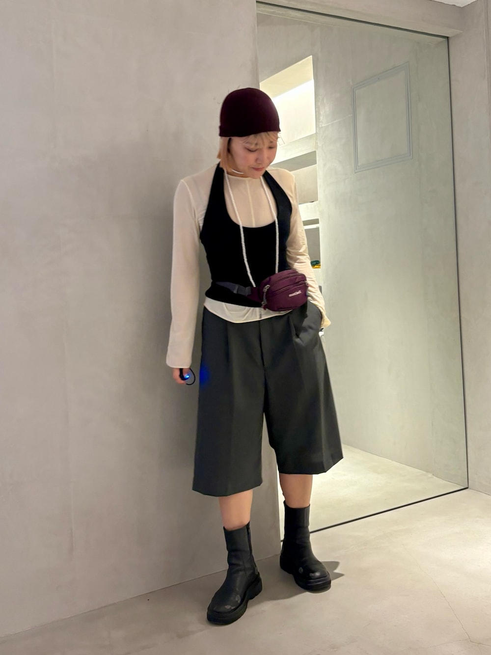 6（ロク）の「＜6(ROKU)＞トロピカル クロス ハーフパンツ（その他