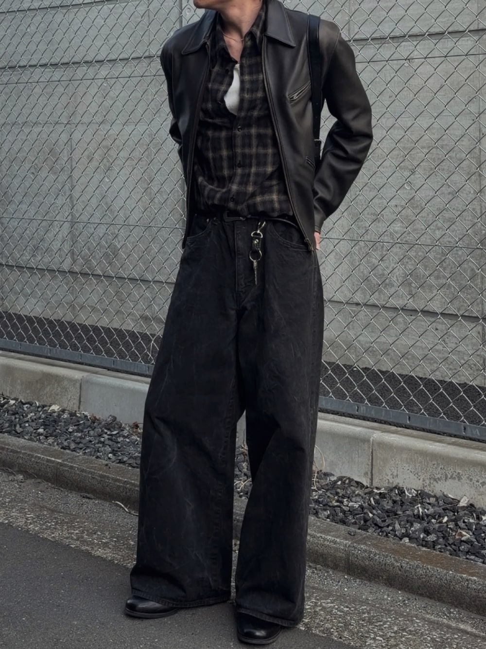 LIDNM（リドム）の「Wool Plaid Western Shirt（シャツ/ブラウス