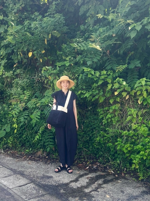 Curensology(カレンソロジー)/コットンレースオールインワン（つなぎ