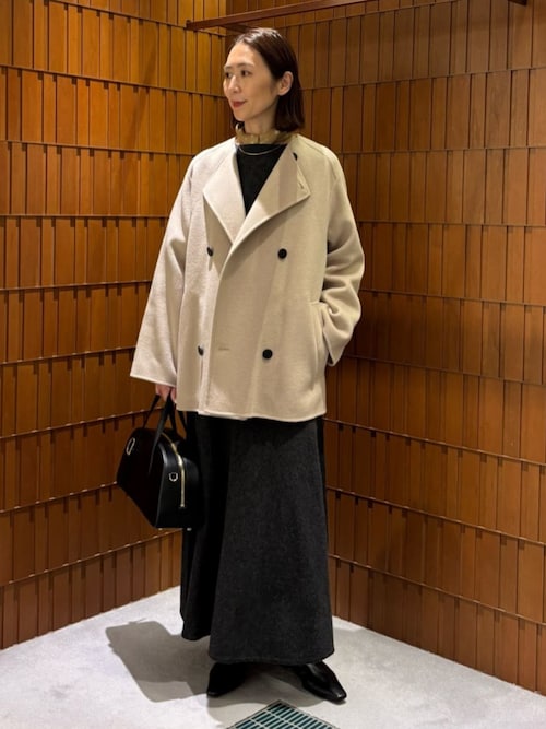 GALERIE VIE（ギャルリー ヴィー） ノーカラーコート コート ウール