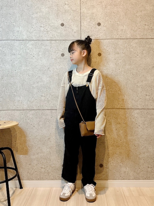 セール】【キッズ】フロントZIPライトオーバーオール/940459