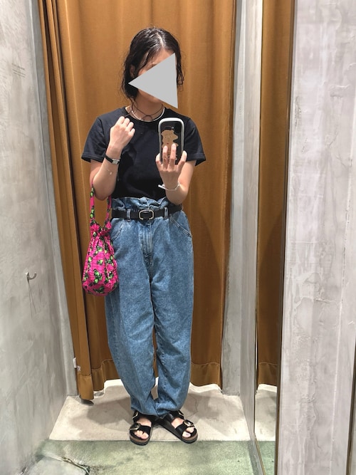 anuke（アンヌーク）の「Waist Tuck Denim（デニムパンツ）」 - WEAR