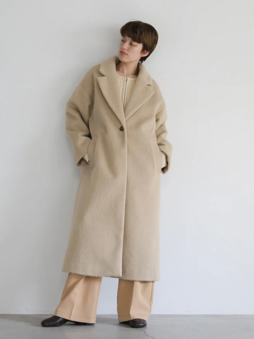 select MOCA（セレクトモカ）の「シャギーロングチェスターコート