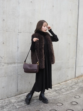 秋冬大活躍☆ダブルボタンミニワンピース❤️お出かけコーデに必須