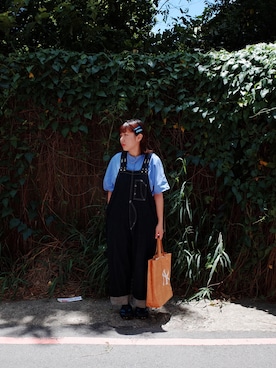 BEAMS BOY / ユーロワーク オーバーオールを使った人気ファッション